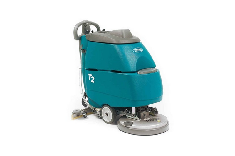 [新品] バッテリー式歩行型コンパクトフロアスクラバー T2 ディスクヘッド17インチ（テナントカンパニー社製　商品番号：T2）